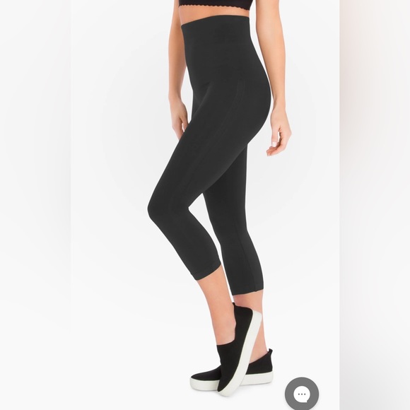 Belly Bandit Mother Tucker® Compression Capri Leggings Black Medium maternity - Picture 3 of 14